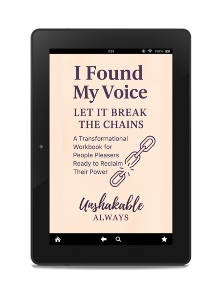 I Found My Voice: Let It Break the Chains Workbook Instant download